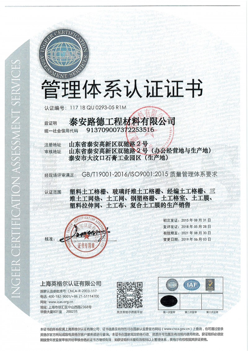 ISO9001質(zhì)量管理體系認(rèn)證